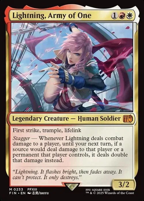 Lightning, Army of One