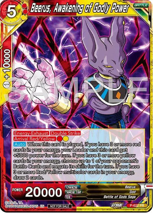 Beerus, Awakening of Godly Power