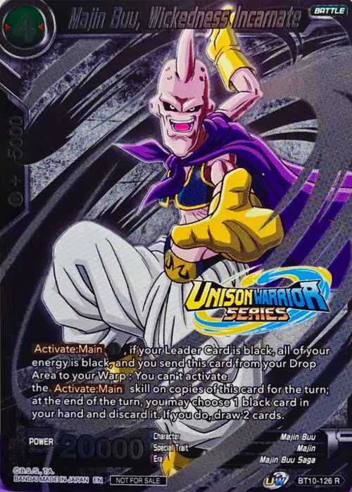 Majin Buu, Wickedness Incarnate