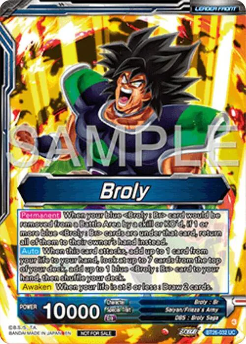 Broly // SS Broly, Full-Power Explosion
