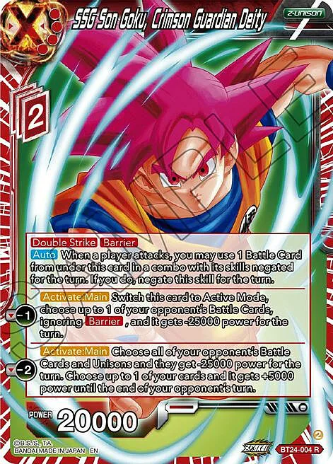 SSG Son Goku, Crimson Guardian Deity