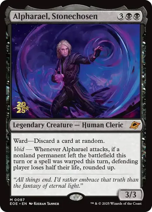 Alpharael, Stonechosen