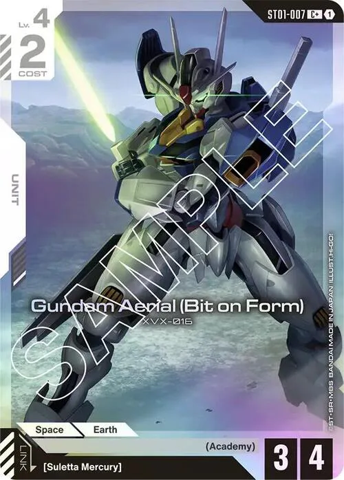 Gundam Aerial (Bit on Form)