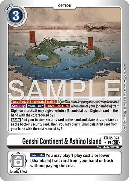 Genshi Continent & Ashino Island