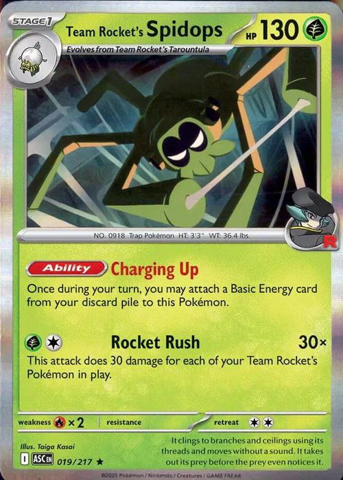 Team Rocket's Spidops