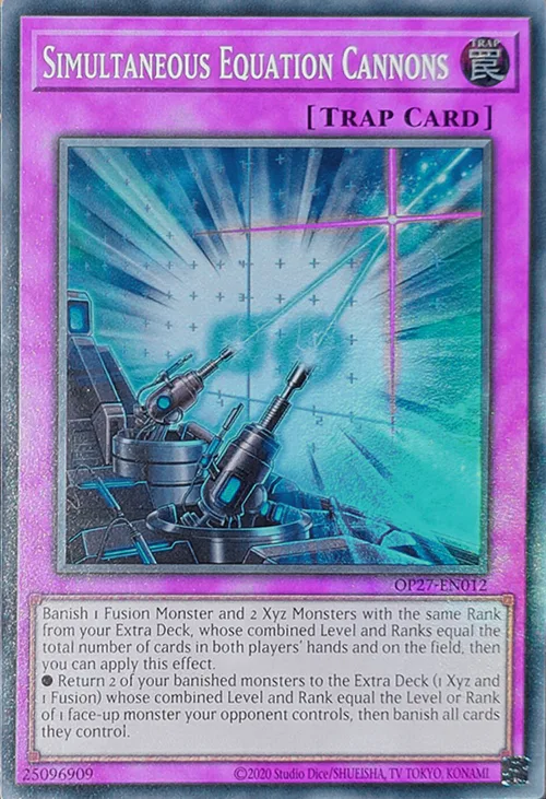 Simultaneous Equation Cannons