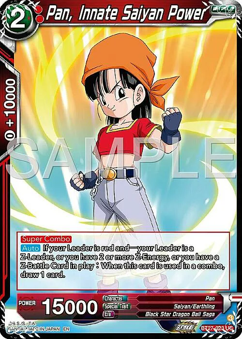 Pan, Innate Saiyan Power