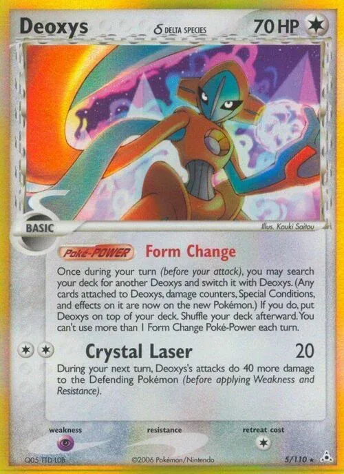 Deoxys δ Delta Species