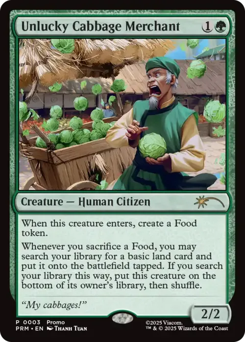 Unlucky Cabbage Merchant