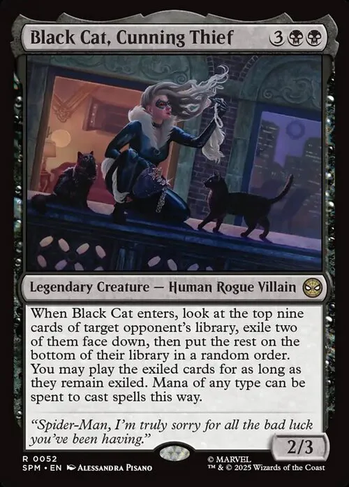 Black Cat, Cunning Thief