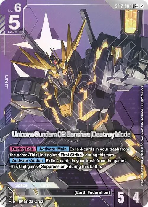 Unicorn Gundam 02 Banshee (Destroy Mode)