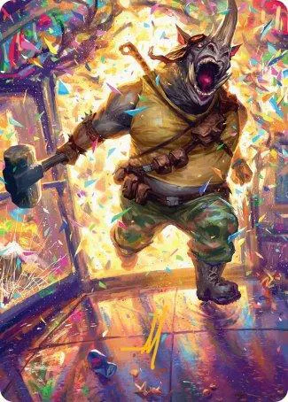 Art Series: Rocksteady, Rowdy Rhino