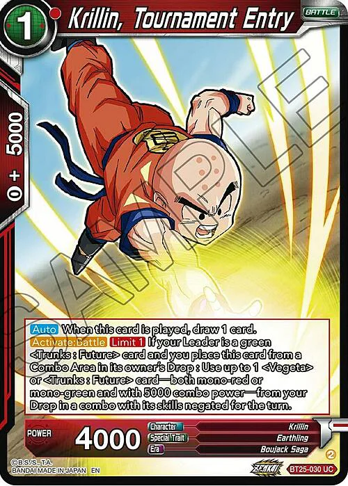Krillin, Tournament Entry