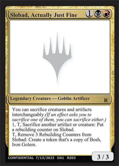 Slobad, Actually Just Fine