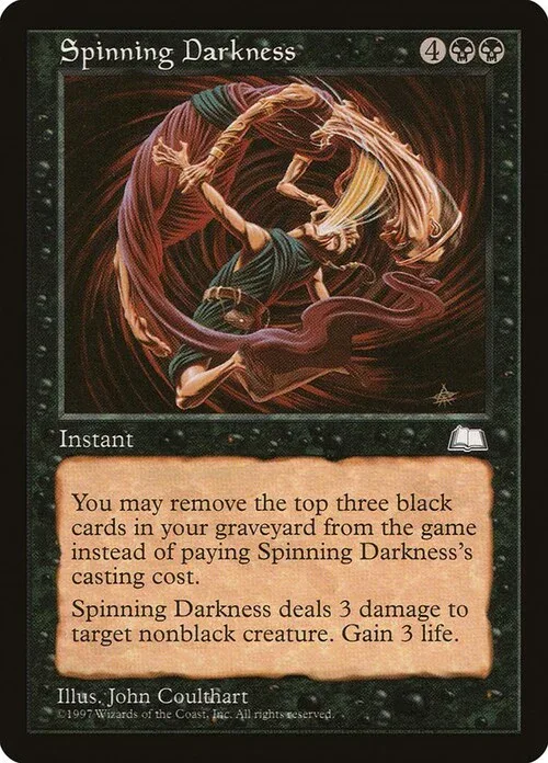 Spinning Darkness