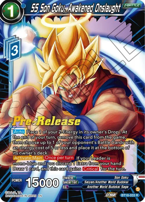 SS Son Goku, Awakened Onslaught