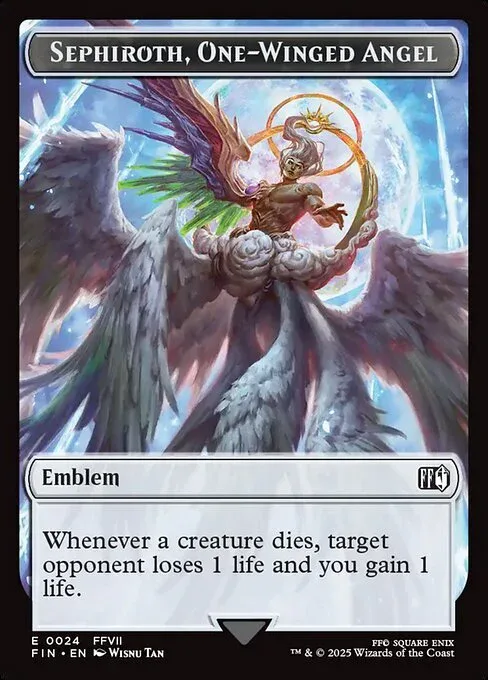 Sephiroth, One-Winged Angel Emblem // Robot Warrior
