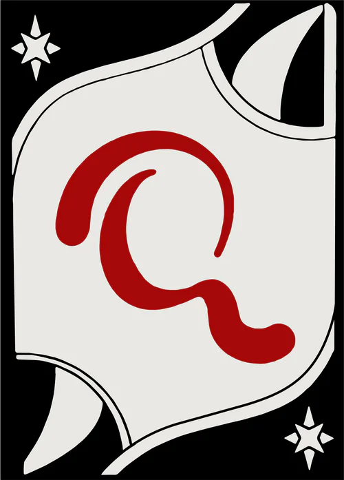 An Encyclopedia of Magic Face Card "Q"