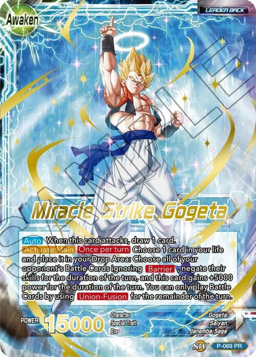 Son Goku & Vegeta // Miracle Strike Gogeta