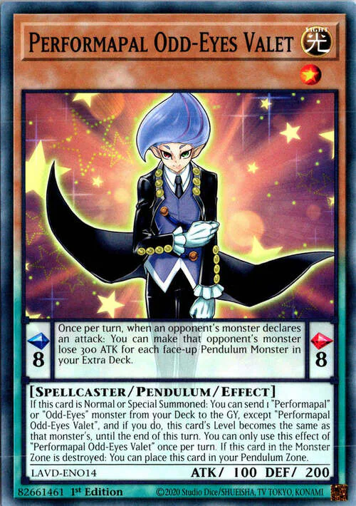 Performapal Odd-Eyes Valet