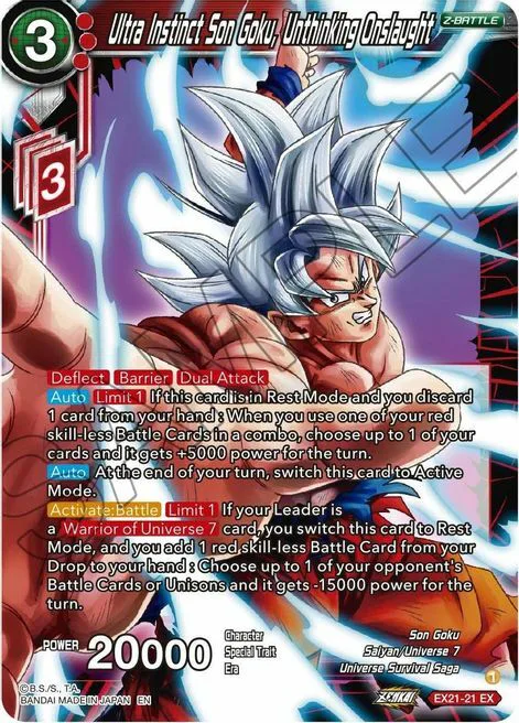 Ultra Instinct Son Goku, Unthinking Onslaught