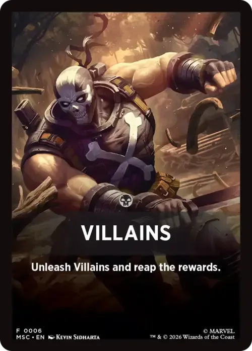 Theme Card: Villains