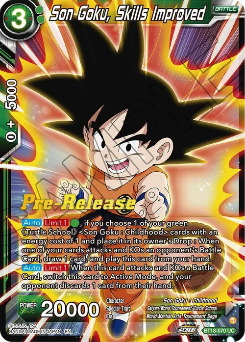 Son Goku, Skills Improved