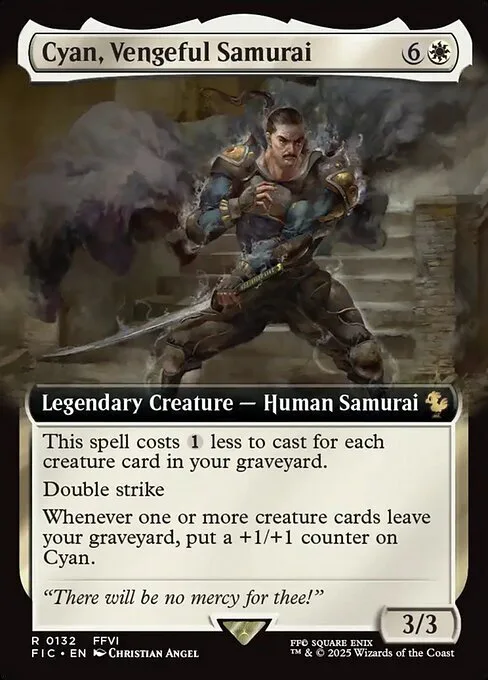 Cyan, Vengeful Samurai