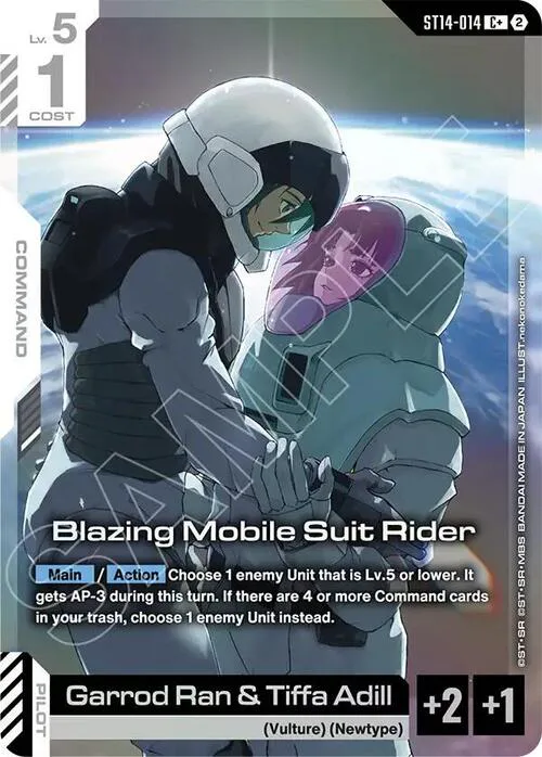 Blazing Mobile Suit Rider