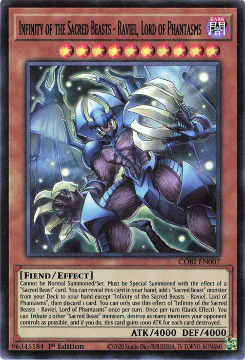 Infinity of the Sacred Beasts - Raviel, Lord of Phantasms