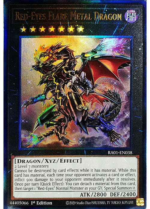 Red-Eyes Flare Metal Dragon
