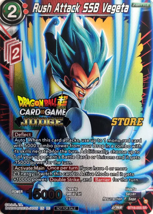 Rush Attack SSB Vegeta