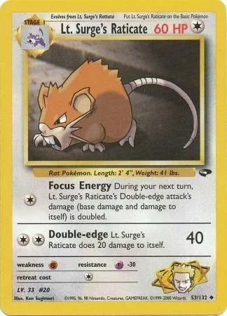 Lt. Surge's Raticate