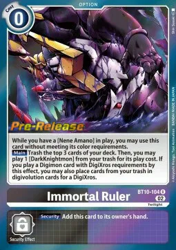 Immortal Ruler