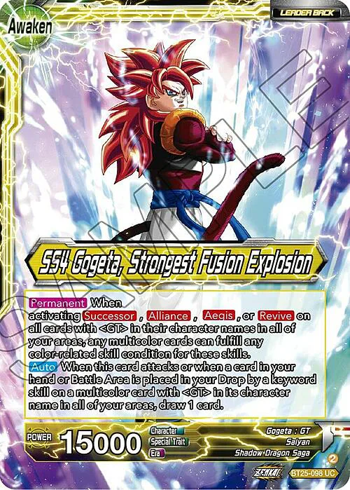 SS4 Gogeta, Strongest Fusion Explosion // SS4 Son Goku & SS4 Vegeta