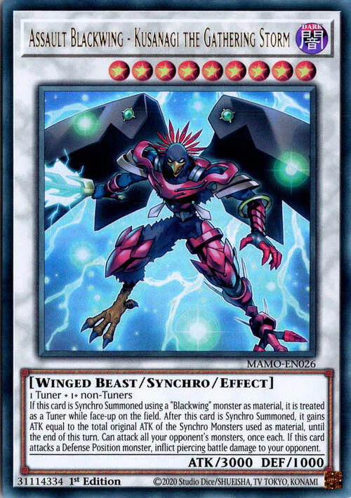 Assault Blackwing - Kusanagi the Gathering Storm