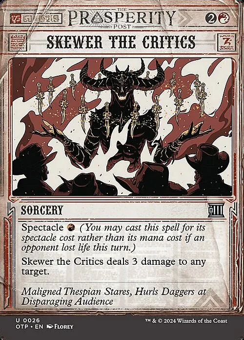 Skewer the Critics