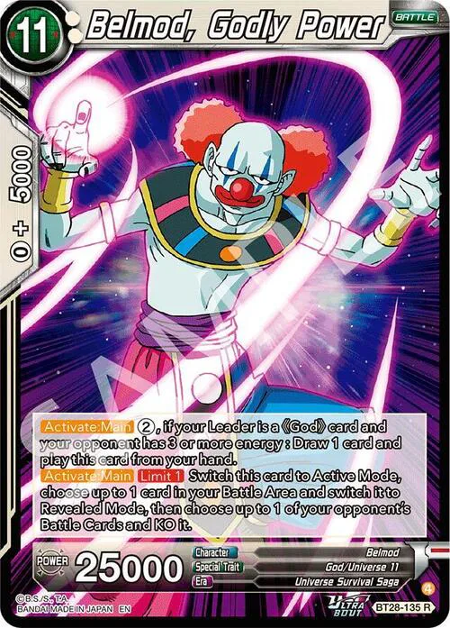 Belmod, Godly Power