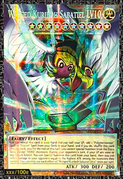 Winged Kuriboh Sabatiel LV10
