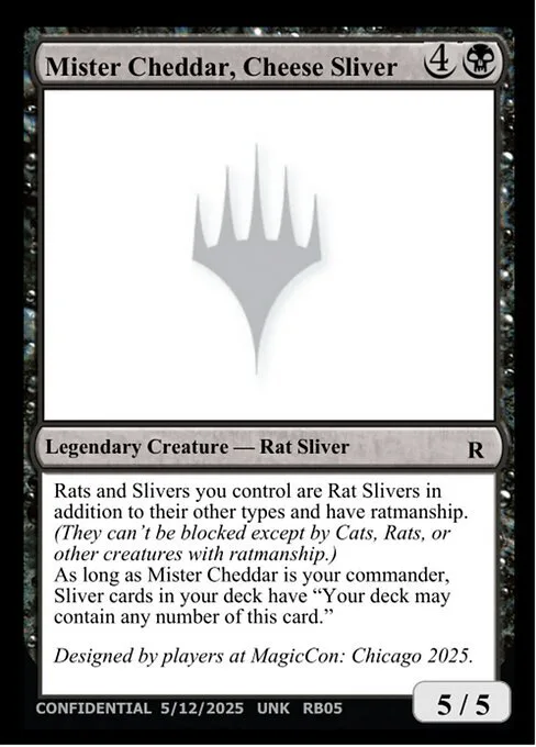 Mister Cheddar, Cheese Sliver