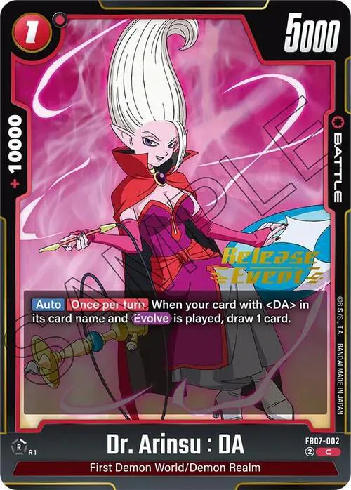 Dr. Arinsu : DA