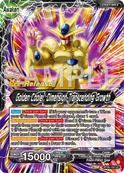 Cool // Golden Cooler, Dimension-Transcending Growth