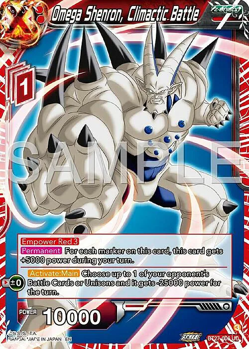 Omega Shenron, Climactic Battle