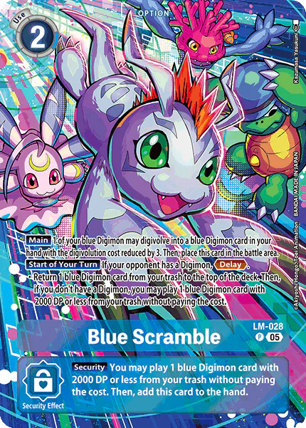 Blue Scramble