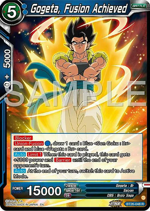 Gogeta, Fusion Achieved