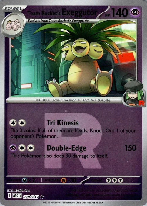Team Rocket's exeggutor