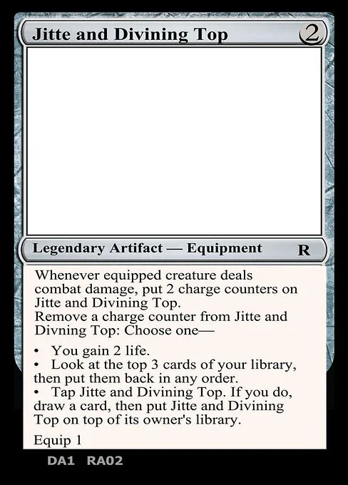 Jitte and Divining Top