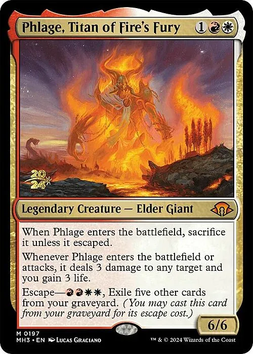 Phlage, Titan of Fire's Fury