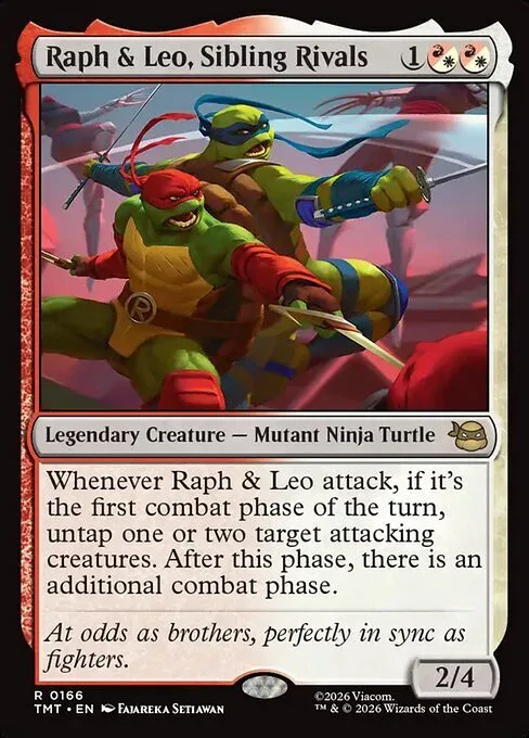 Raph & Leo, Sibling Rivals