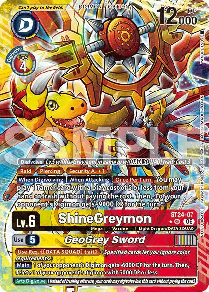 ShineGreymon // GeoGrey Sword